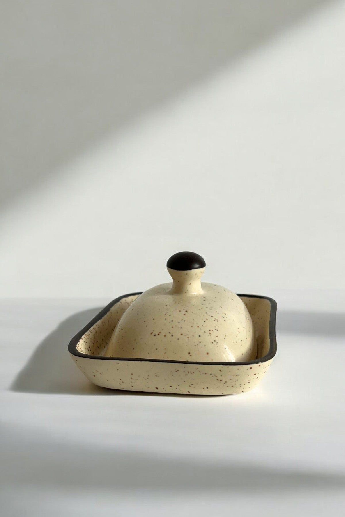 Monochrome Harmony Butter Dish